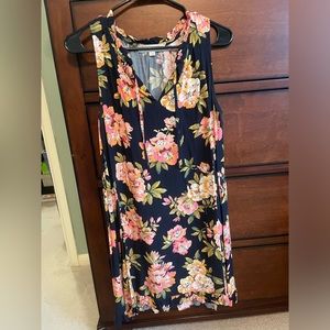 Loft Floral Dress, Small
